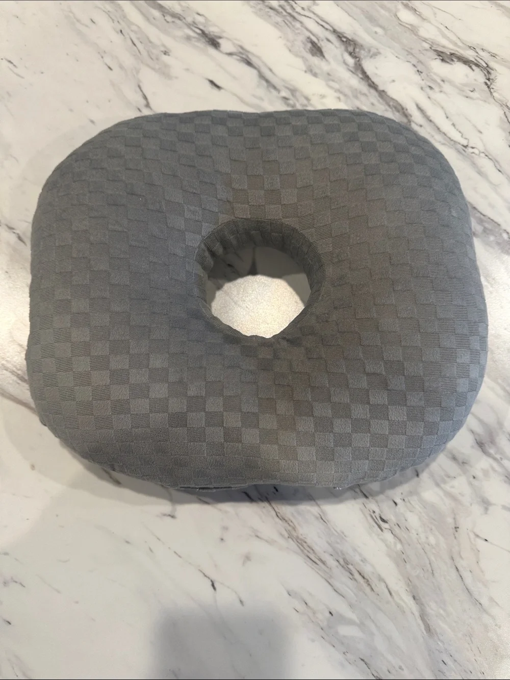 Gray Donut Travel/Piercing Neck Pillow